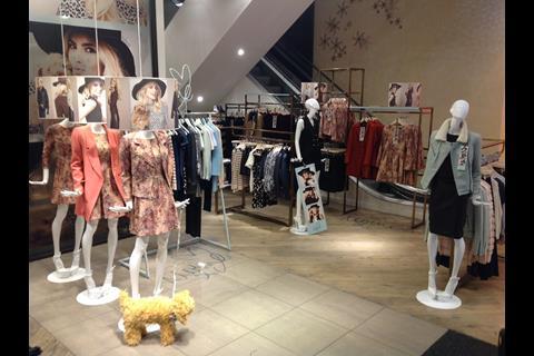 The campaign inside Oasis' Argyle Street store